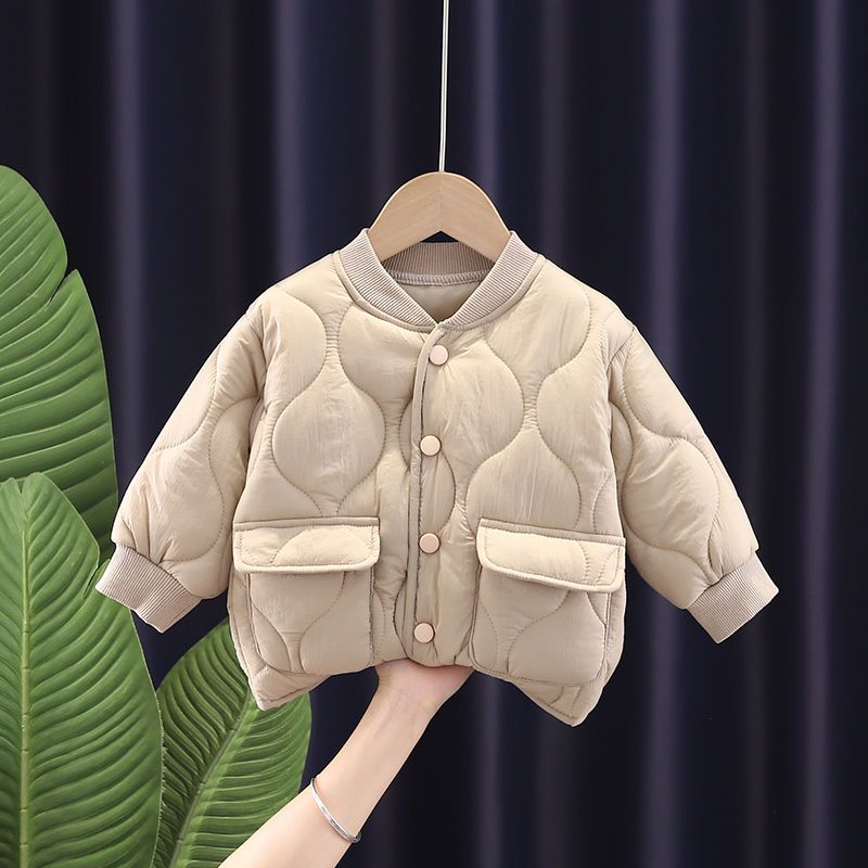 儿童加厚夹棉棉衣冬装男女童棉服潮童洋气宝宝冬季保暖上衣
