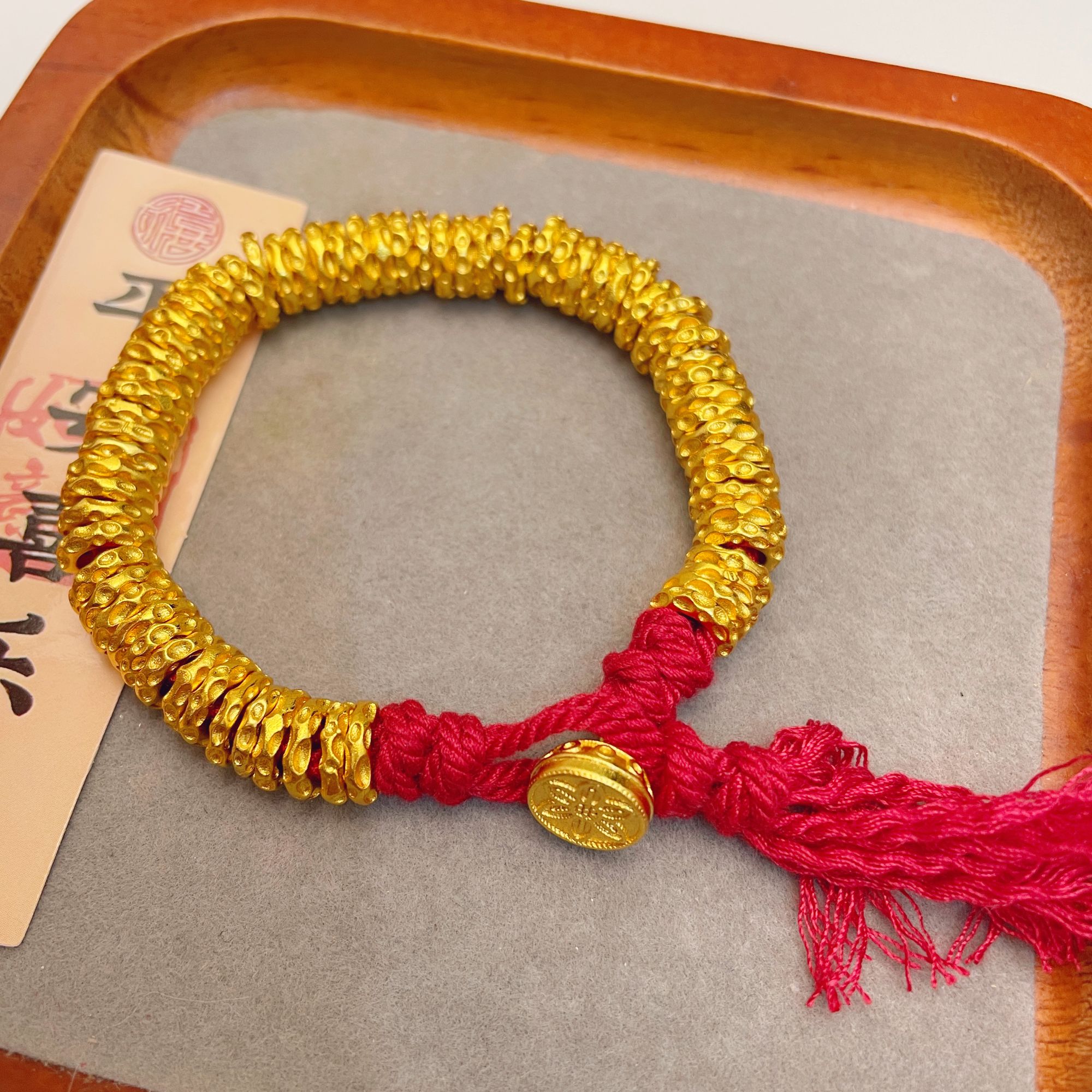 合金手链 高品质盘缠红绳手串  盘缠手链
