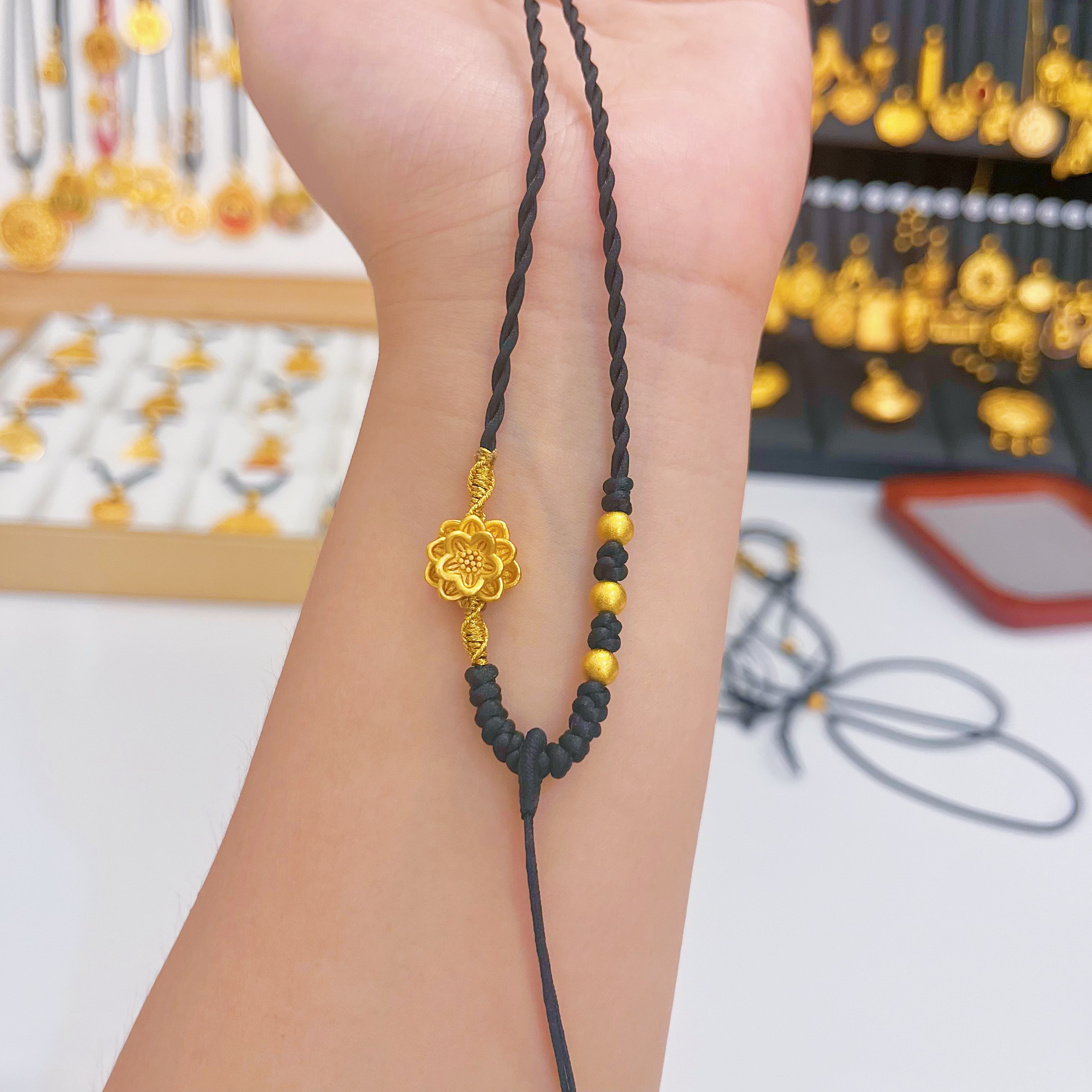 合金手链 手工编织绳专拍链接