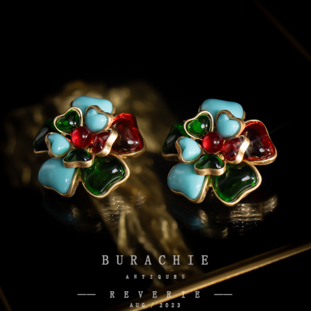 铜合金仿水晶耳饰 【8506】周年珍藏英｜经典原标克拉款CrownFrett