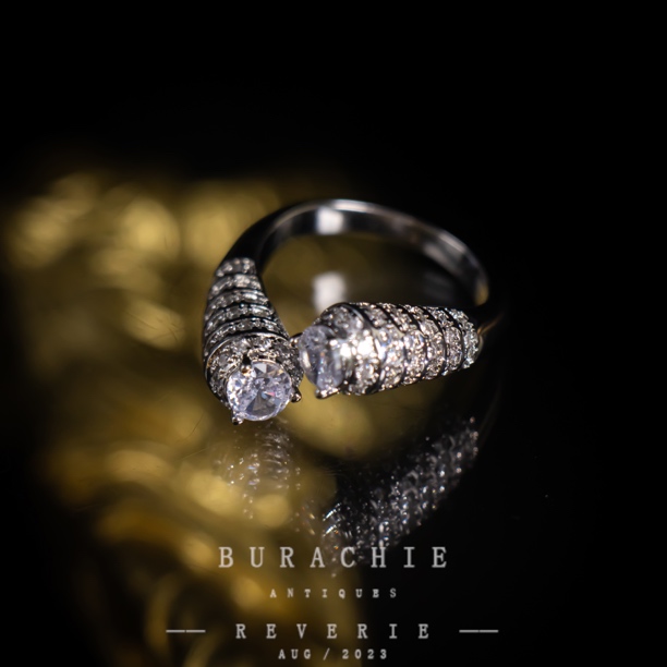 铜合金仿水晶戒指 【2195】周年珍藏英｜经典原标克拉款CrownFrett