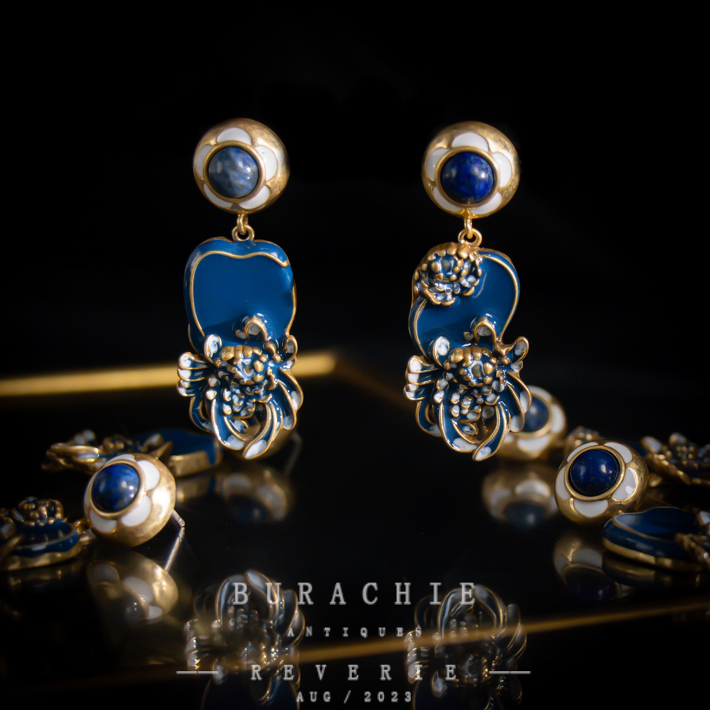 铜合金仿水晶耳饰 【4684】周年珍藏英｜经典原标克拉款CrownFrett