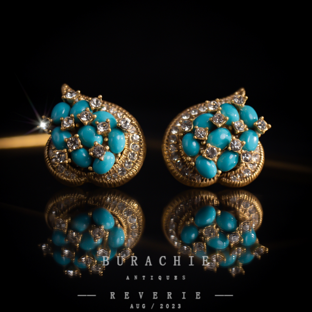 铜合金仿水晶耳饰 【8579】周年珍藏英｜经典原标克拉款CrownFrett 