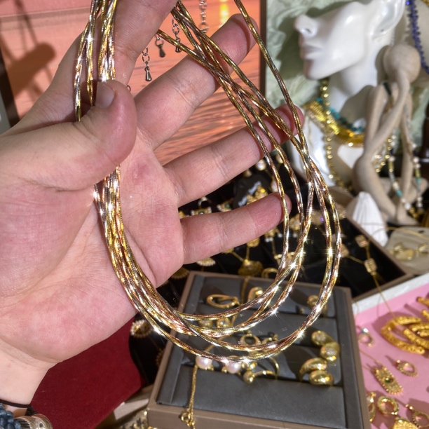 钛钢项链 iLaruN italiya pasun彩色项链钛钢时尚百搭