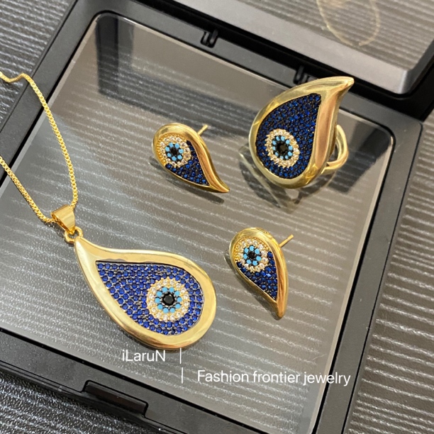 铜合金项链 iLaruN新款腰果花项链