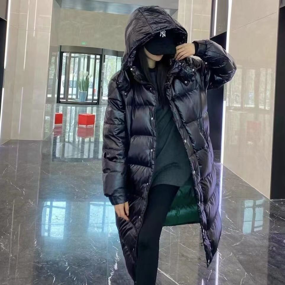 【明星同款】23冬季黑金情侣3.0休闲韩版显瘦五金女孩热力感羽绒服Z