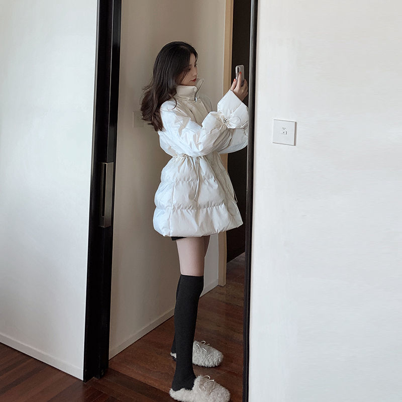 爆款小个子小香风外套秋冬装女装羽绒服2023年新款潮收腰棉衣同款