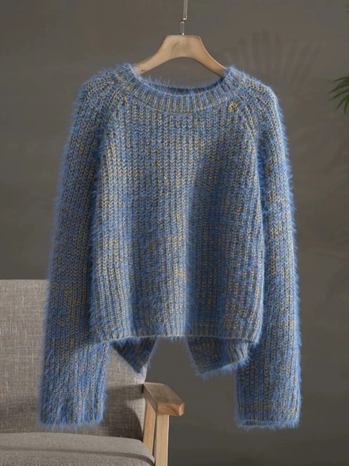 B1751-1800甜美辣妹春秋款毛衣针织开衫加厚时尚女装（直播间下单）