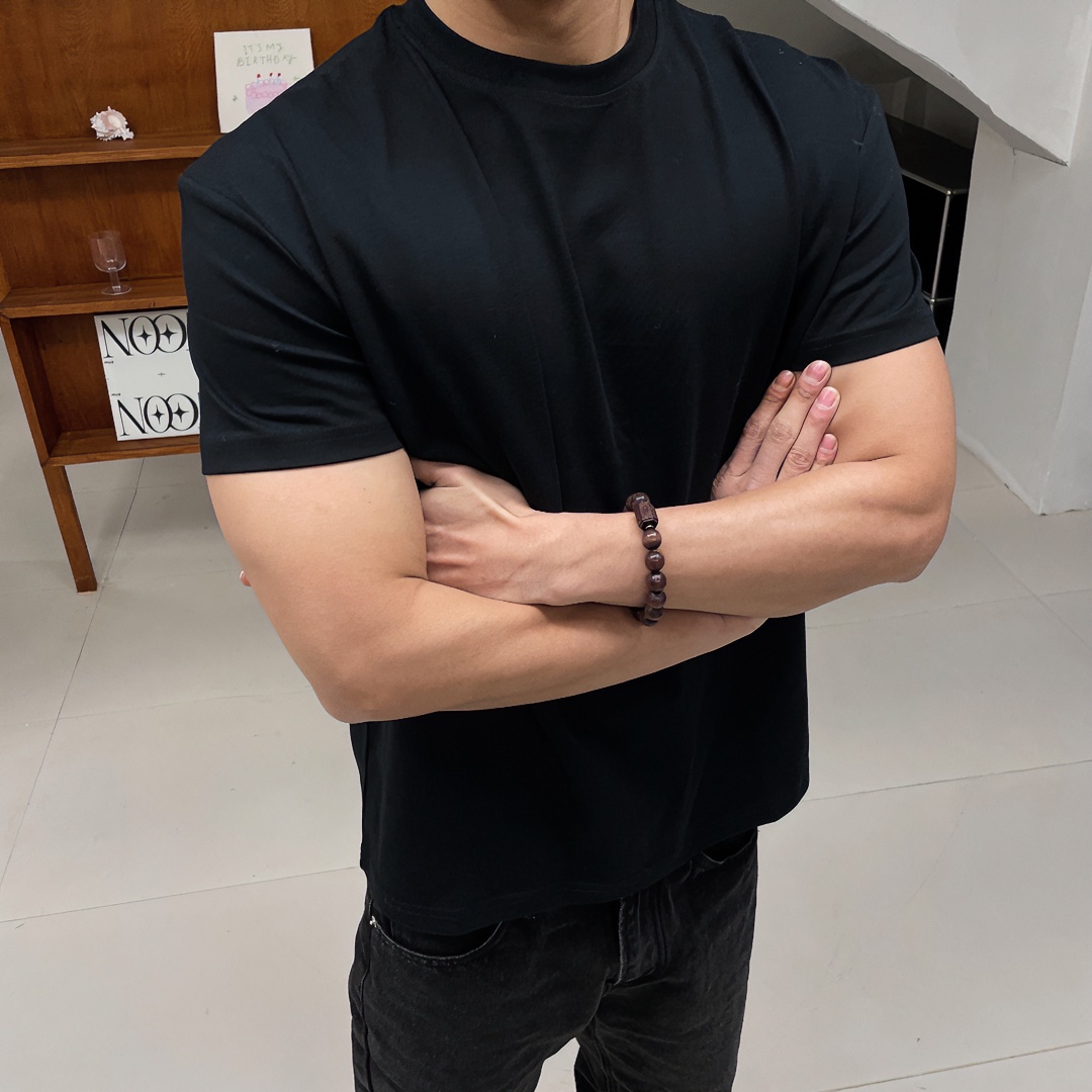 GTAL美式休闲T纳维亚科技面料健身运动冰皮速干弹力短袖黑皮穿搭