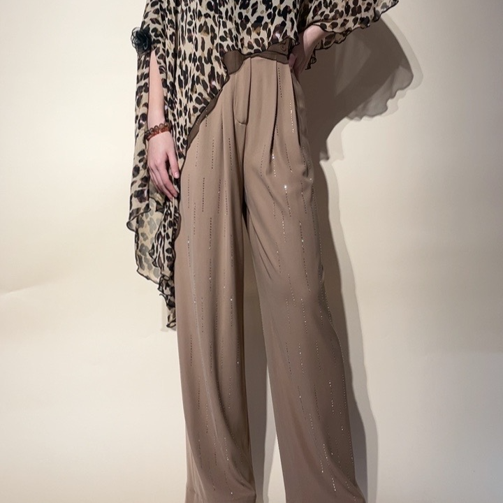 YRSS舞服♥出清款缤纷系列钻石高腰时尚女士显瘦摩登裤