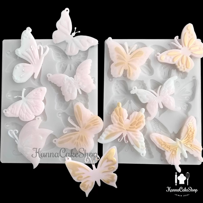 包邮 蝴蝶巧克力蛋糕模具 蝴蝶蛋糕滴胶蝴蝶装饰模具翻糖蝴蝶