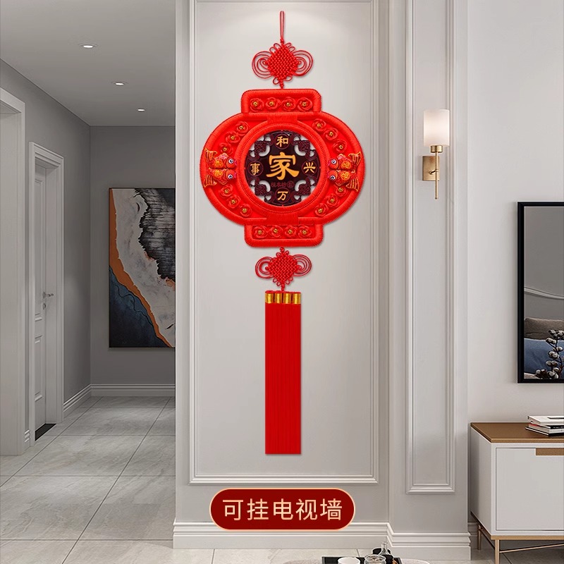 2026马年新款中国结挂件灯笼福字挂饰大号入户门玄关墙装饰新年J