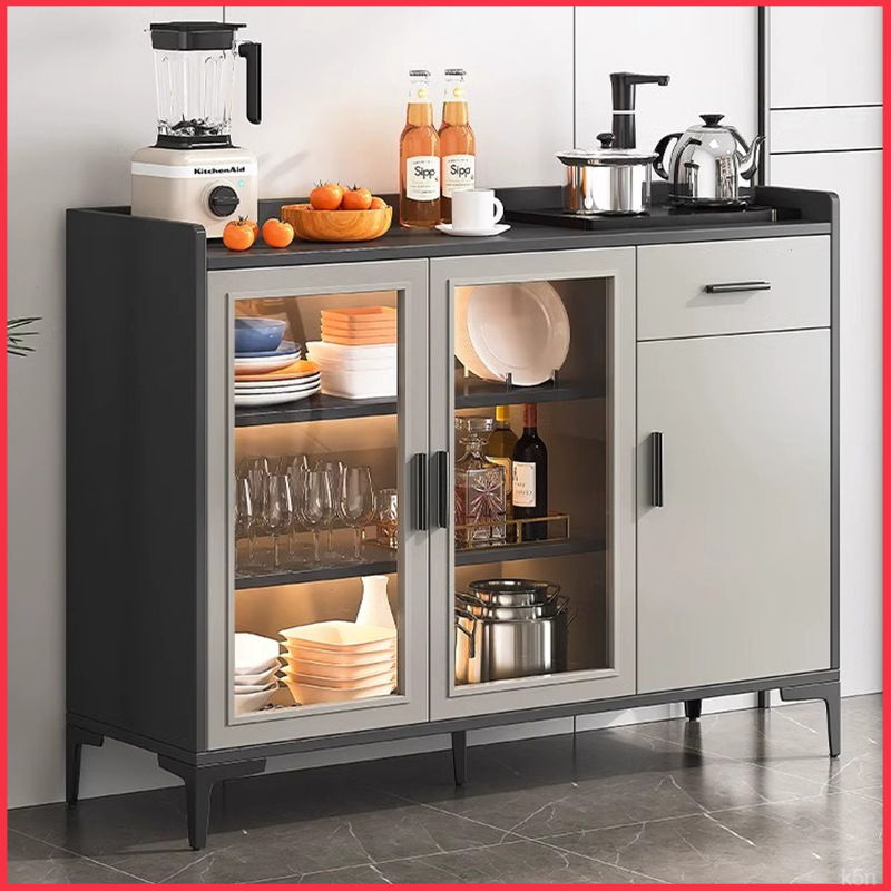 2024新款茶吧饮水家用备餐柜餐边柜靠墙客厅茶水柜烧水一体上水