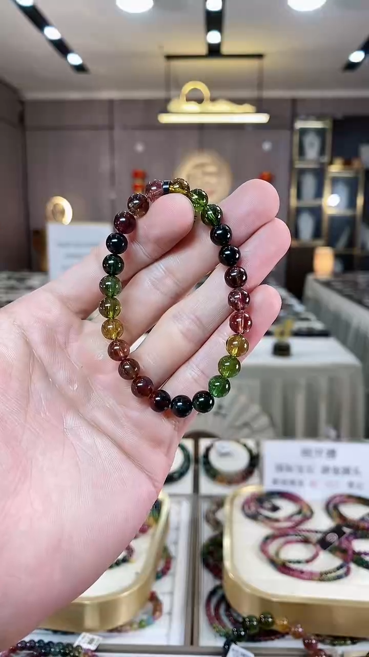 【闪购商品】碧玺单圈手串7mm+未镶嵌（多样性发一条）X