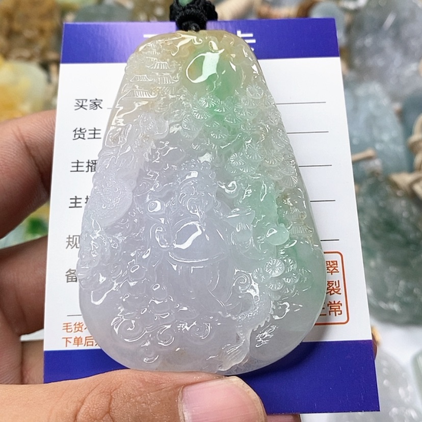 【闪购商品】翡翠颈饰未镶嵌动*.