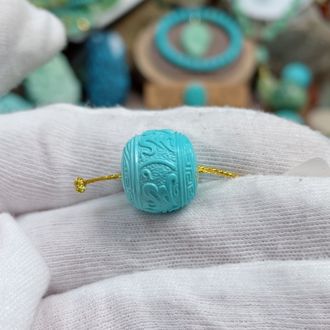 绿松石珠宝奇石未镶嵌