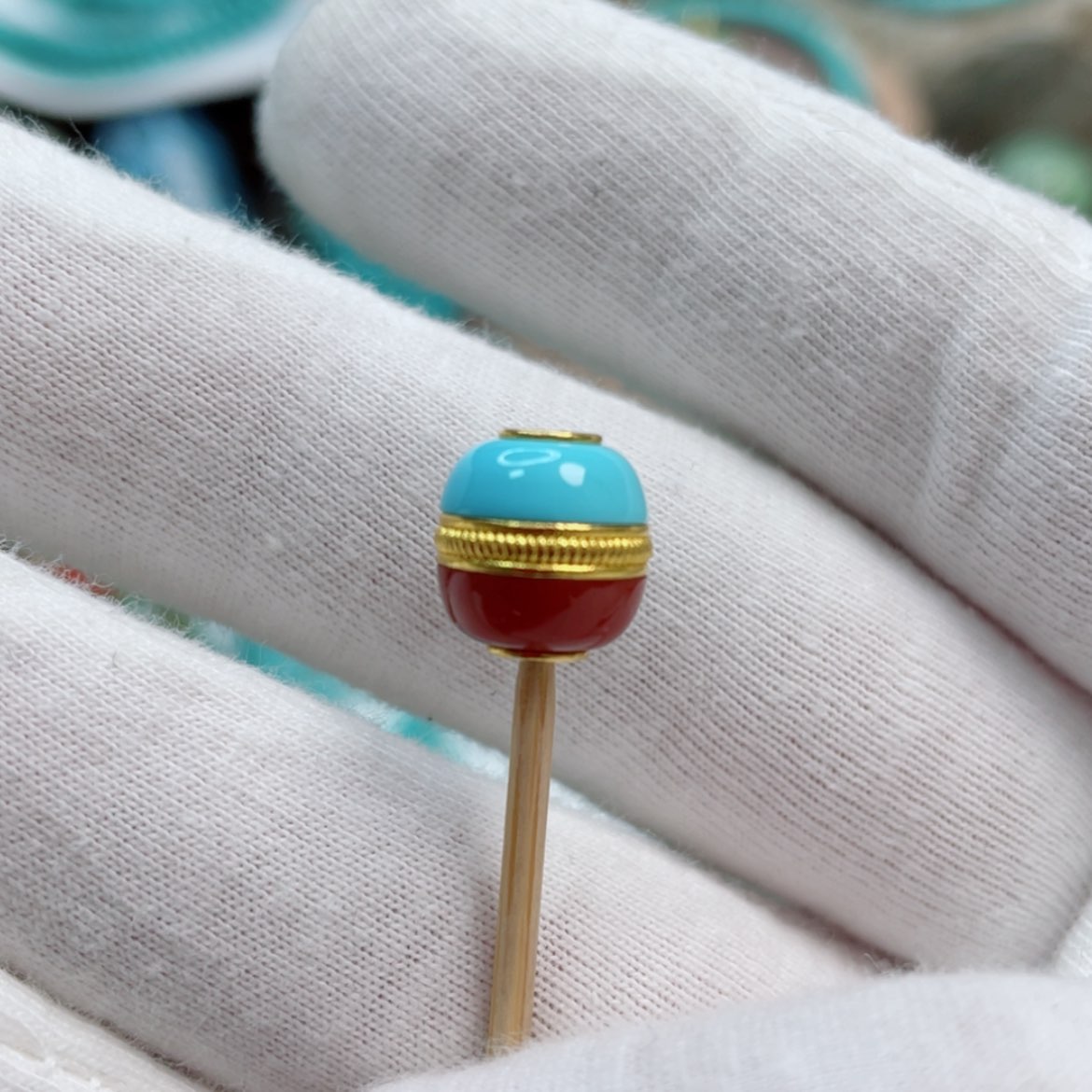 【闪购商品】绿松石珠宝奇石18K金镶嵌用****9