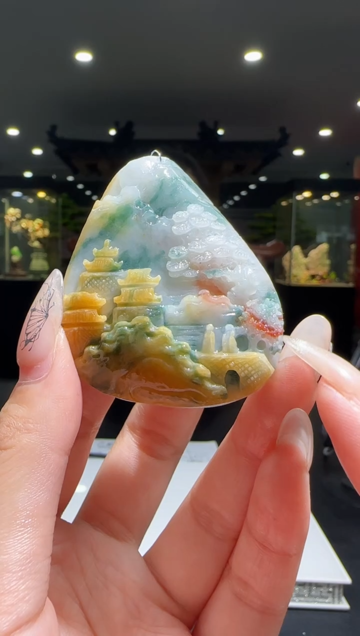 【闪购商品】定制翡翠未镶嵌D-@@QJMM072034