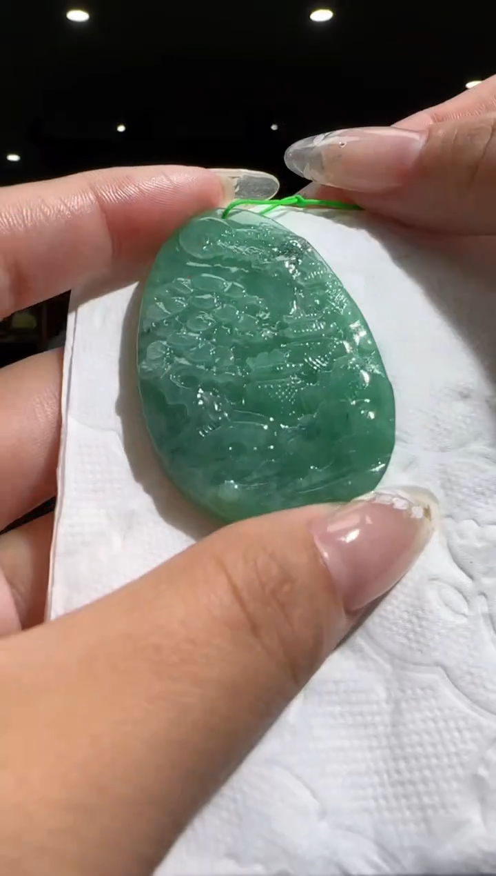 【闪购商品】定制翡翠未镶嵌D-@@QJYL072198