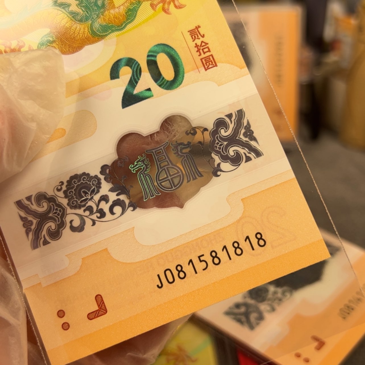 【闪购商品】塑料宝**瀚小龙钞一张