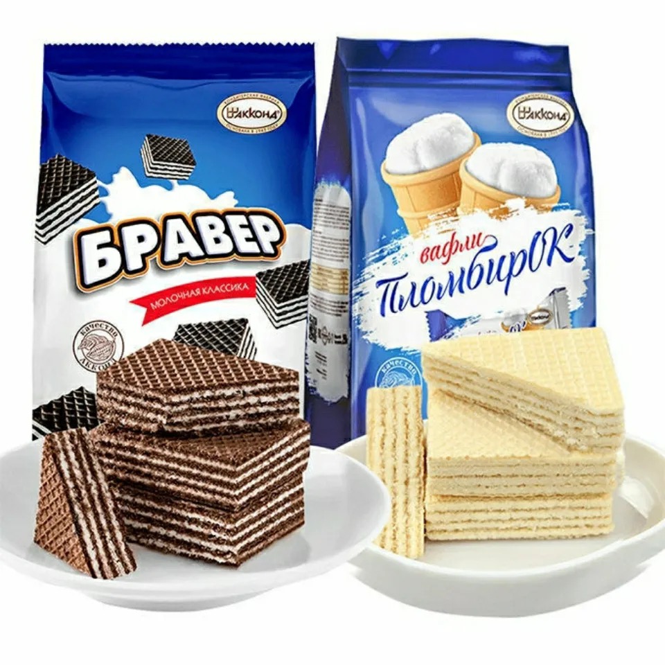 俄罗斯进口阿孔特威化饼干冰淇淋口味