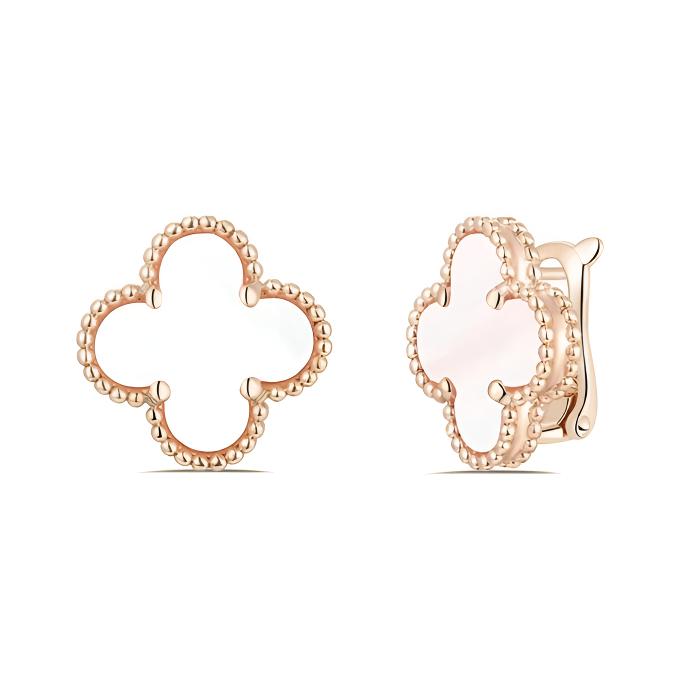 925银耳饰 四叶草耳拍 | 气质经典轻奢高级感