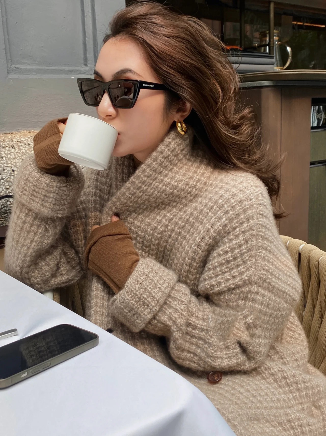 编号（400~499）长款毛衣开衫韩系秋冬百搭慵懒风~默认瑕NO退换