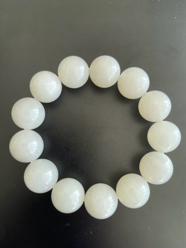 天然和田玉手链18mm