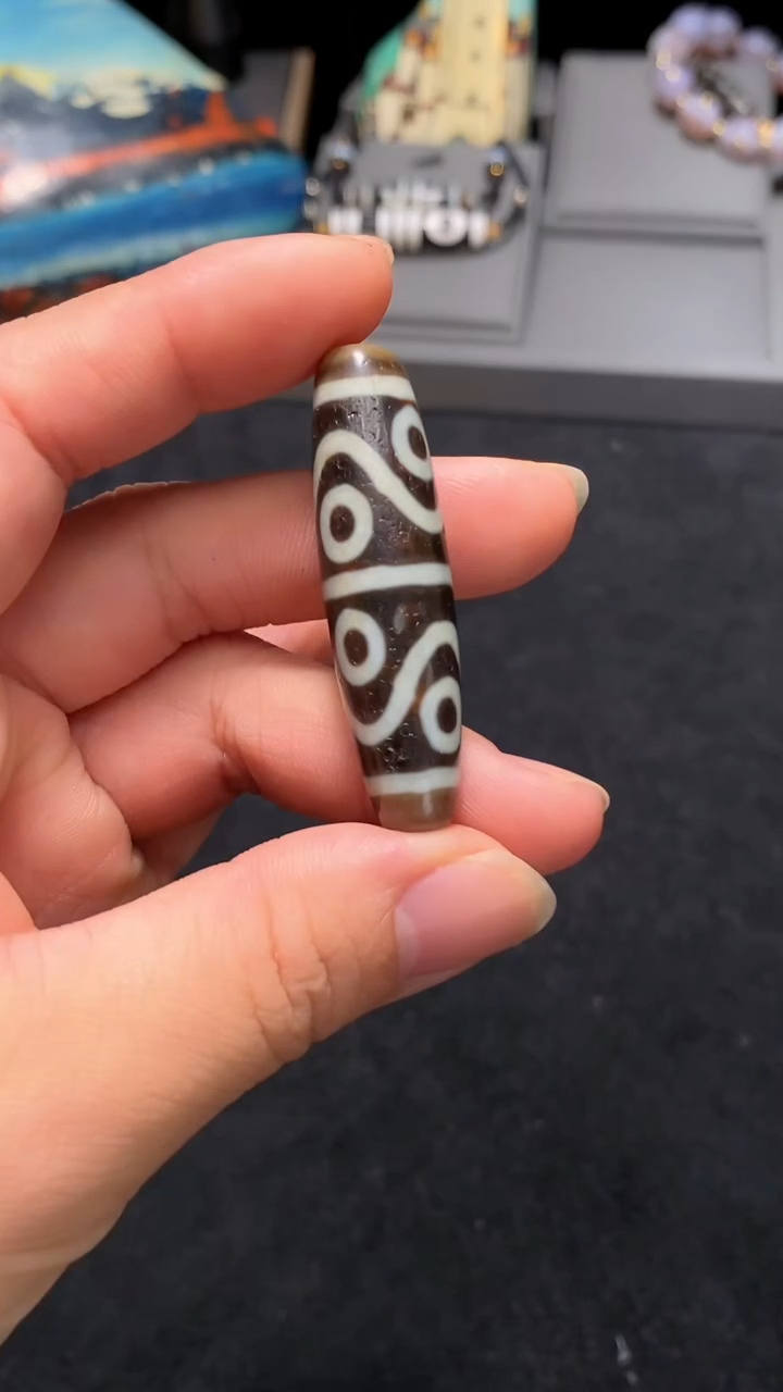 【闪购商品】玛瑙/玉髓单珠未镶嵌水纹八