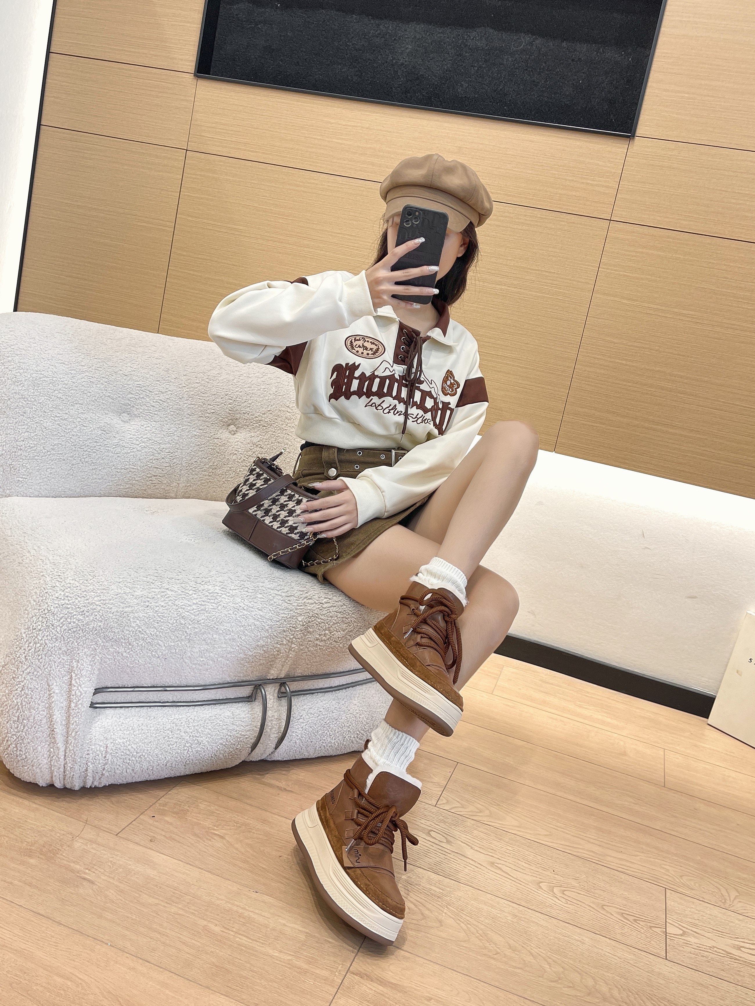 82169-6新款加厚羊毛厚底东北雪地靴女