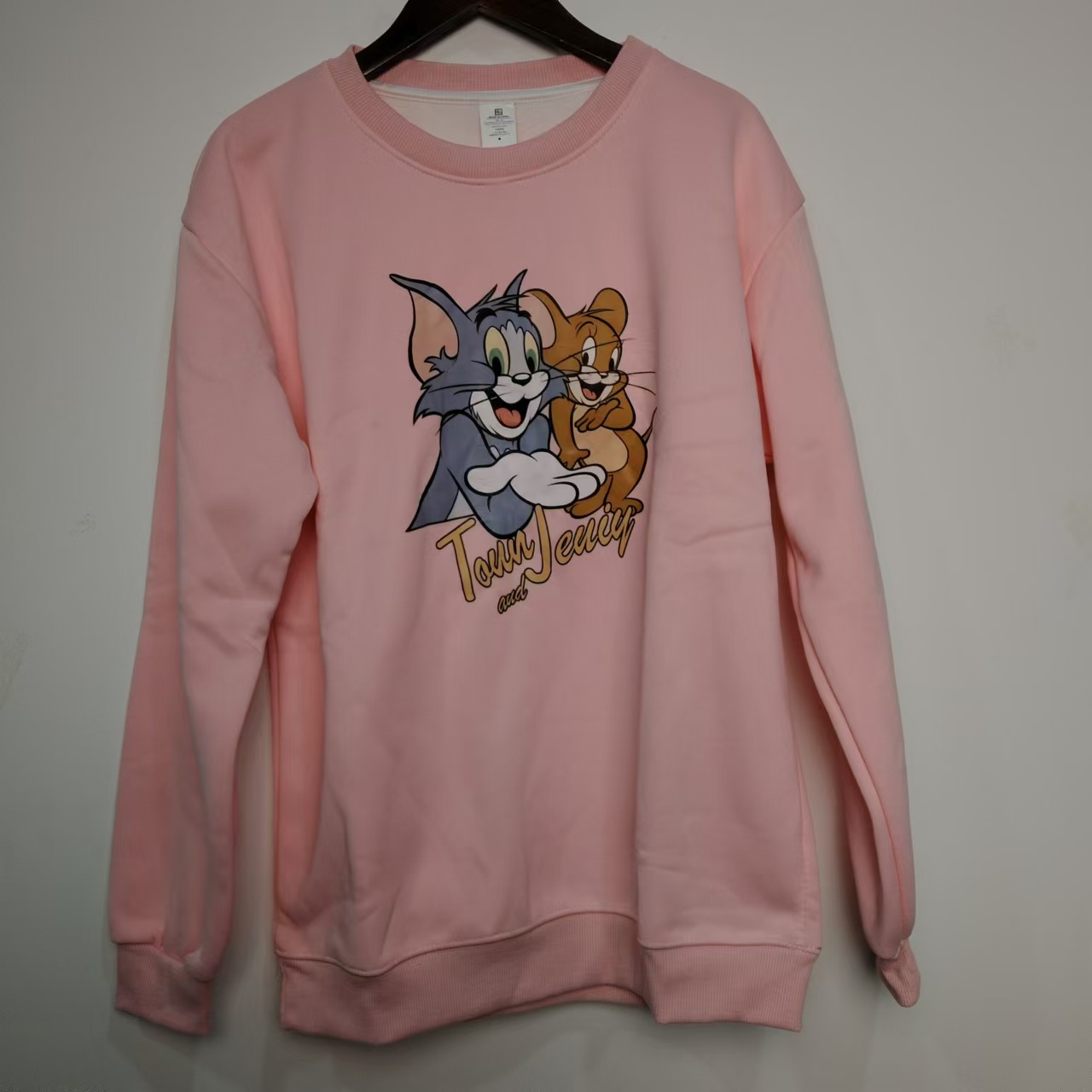 B027时尚美式潮牌卫衣秋冬加绒宽松休闲上衣潮流圆领