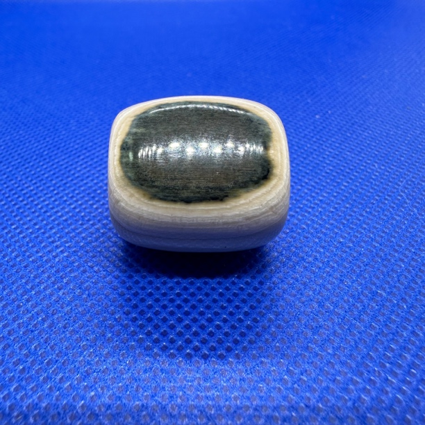 SX0314天然猛犸牙 蓝眼桶珠24.7*23.1mm