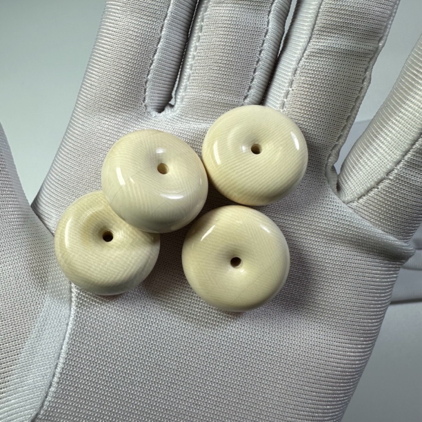 SX0015天然猛犸牙平安扣