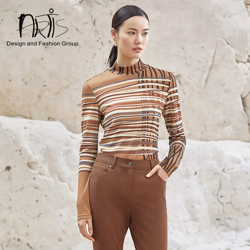 ARTIS女装  条纹印花针织衫AR5116403-032