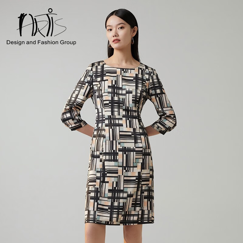 ARTIS女装 几何印花连衣裙AR5317013-051
