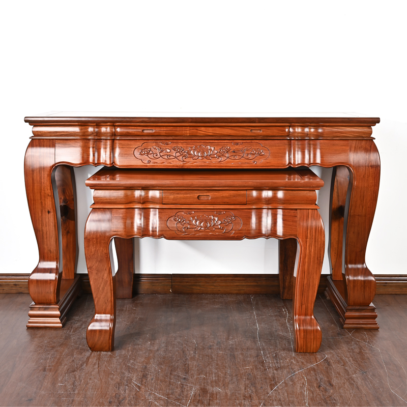 实木全实木中式古典两用大型案桌家用客厅桌子