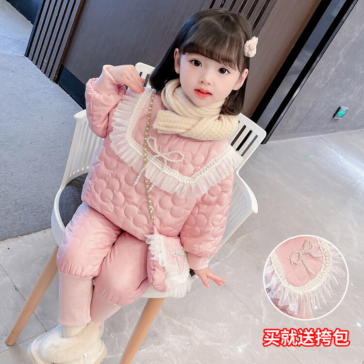 童装女秋装套装一岁2023新款宝宝时髦兔子卫衣儿童韩系运动小