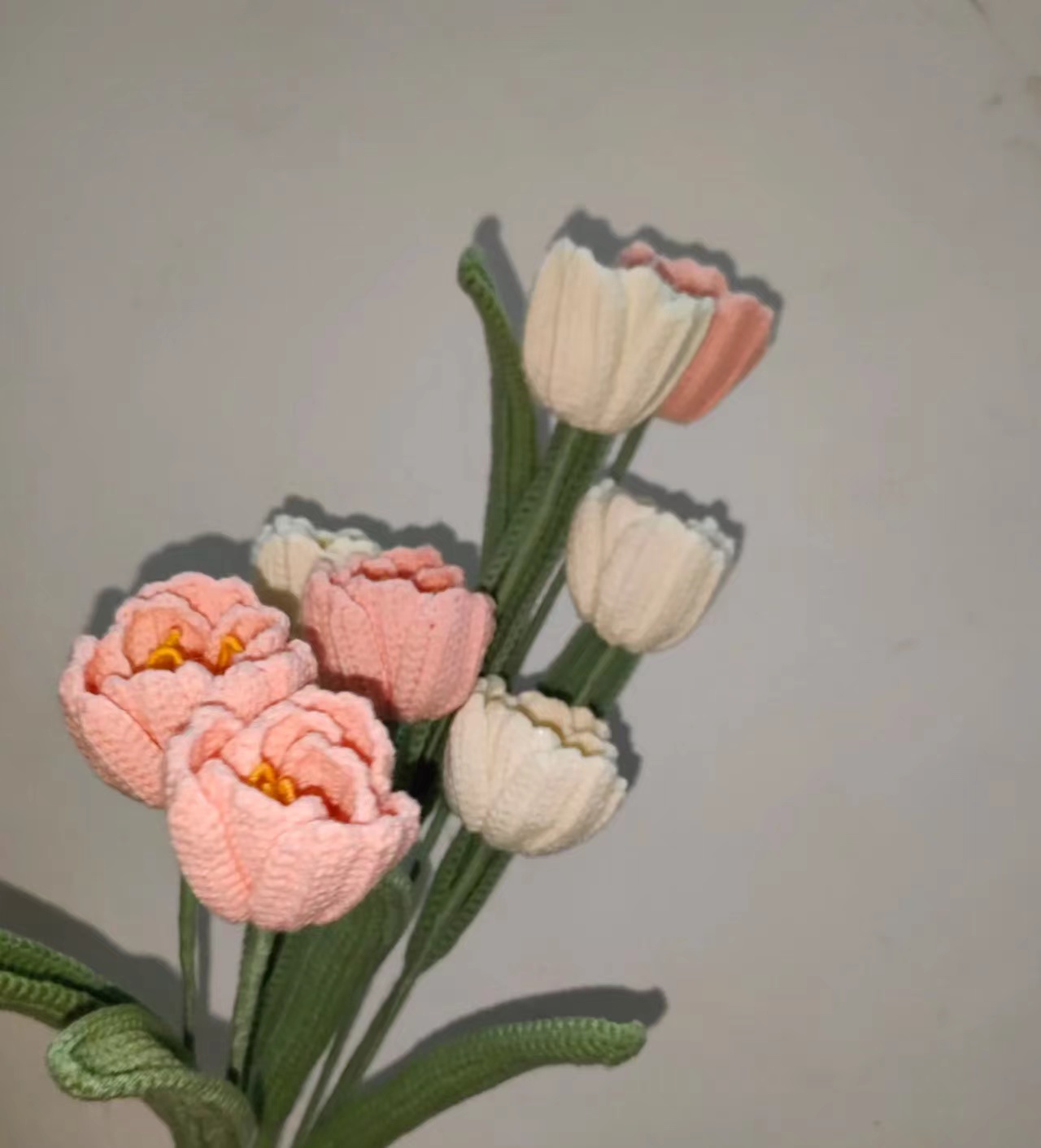 四股五股牛奶棉直播间花包柔软手工编织可爱