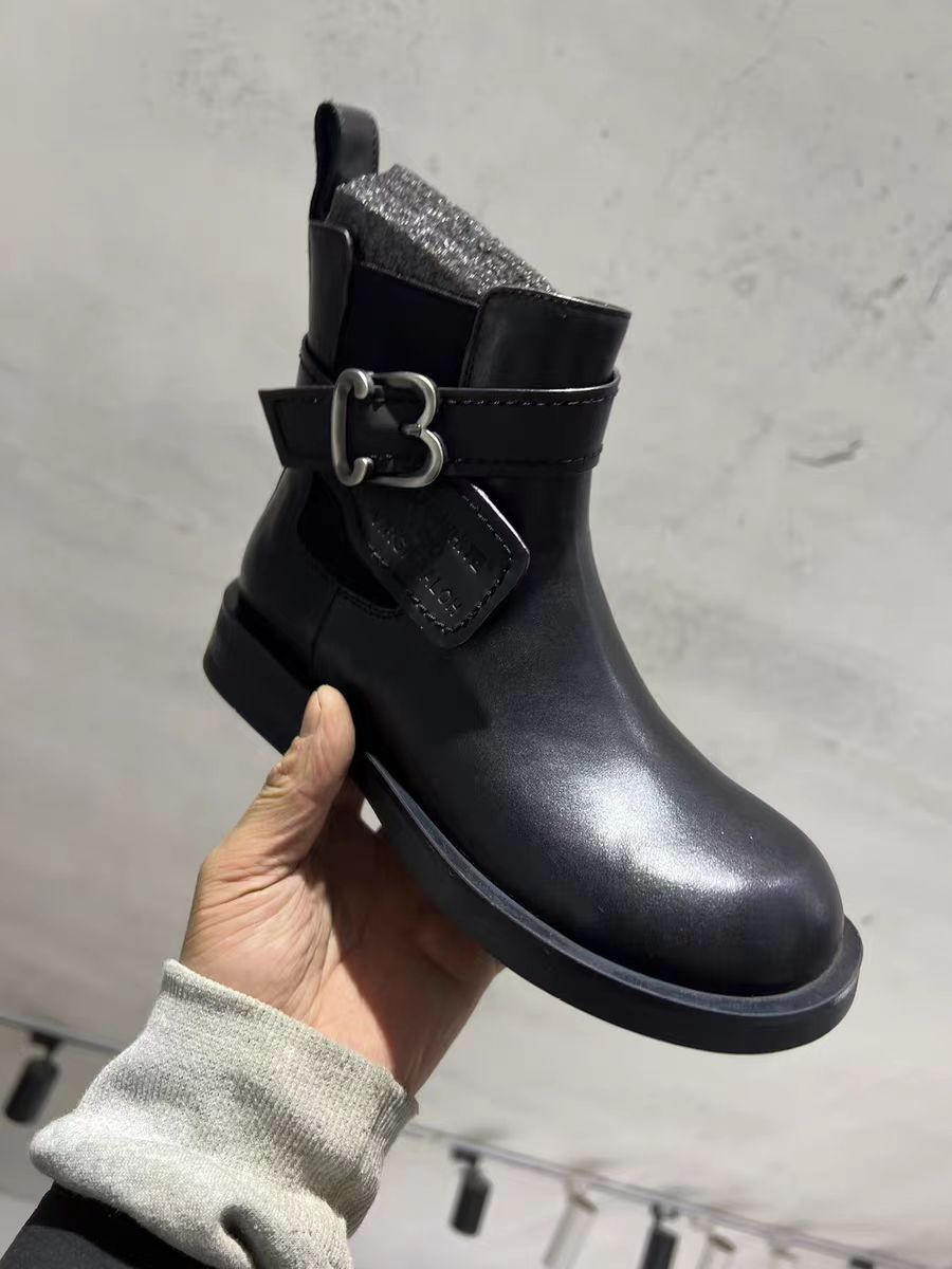 5371-Z2-1-时尚百搭粗跟高跟秋冬真皮时装靴