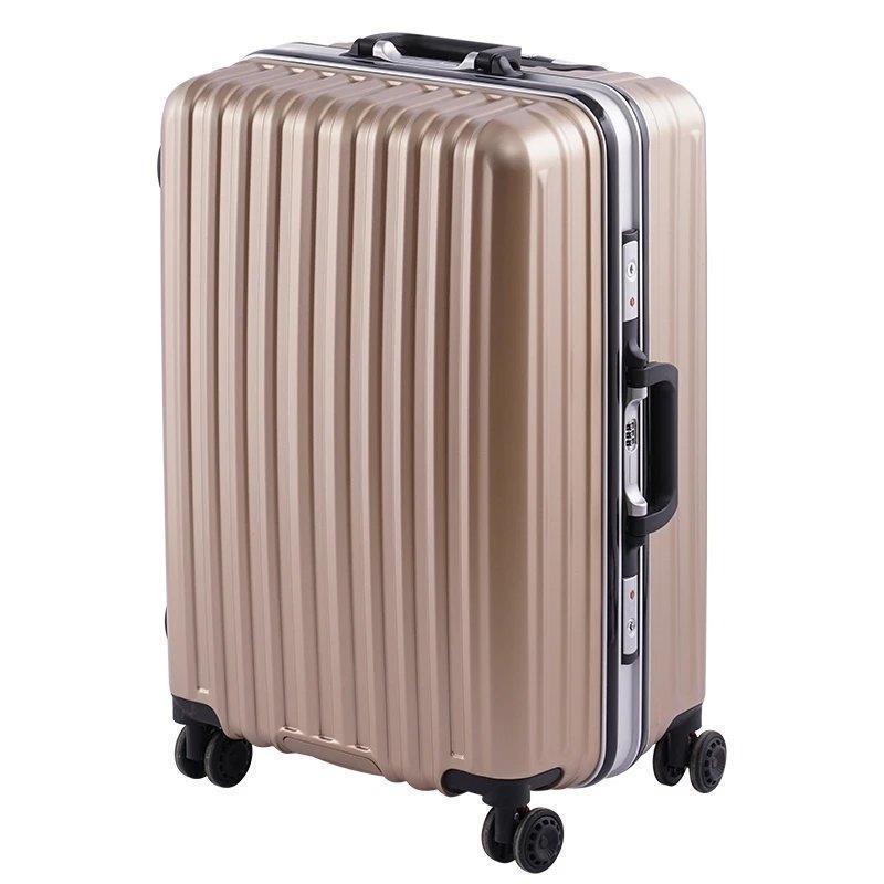 品牌铝框拉杆箱20寸旅行箱24行李箱男女学生密码箱22寸皮箱万WT