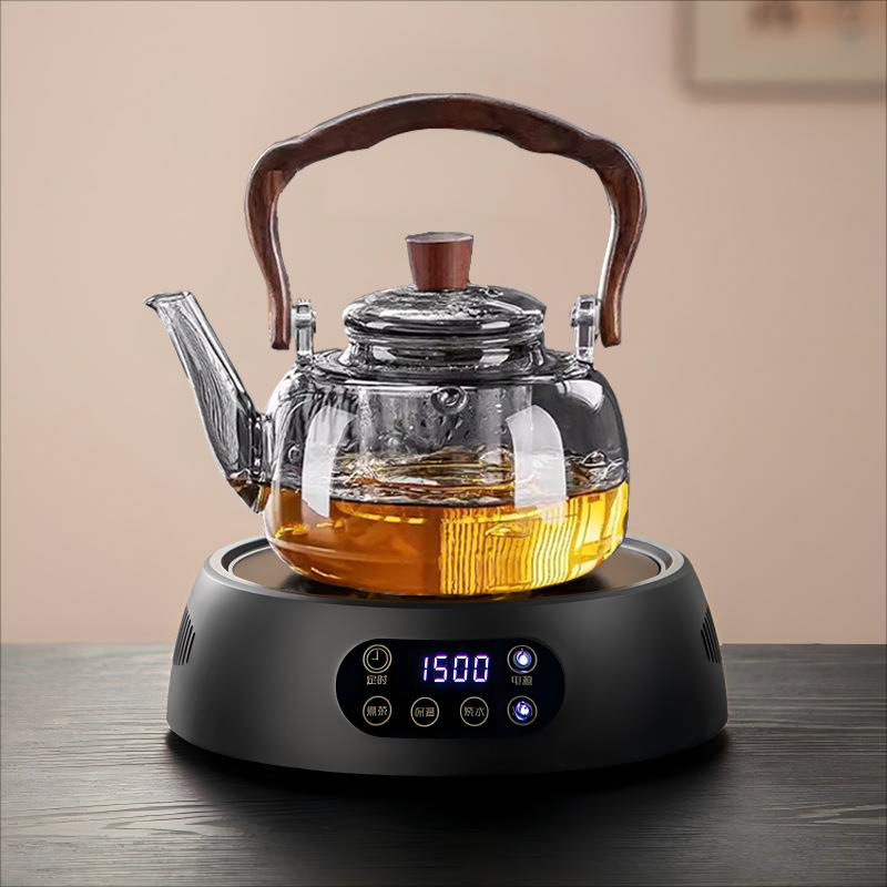 玻璃提梁壶电陶炉加热煮茶壶耐热茶具家用茶壶泡茶壶烧水壶煮茶器