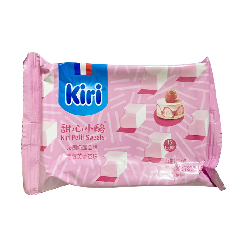 凯瑞甜心小酪原味凯奶油奶酪芮小方块干酪粒芝士涂抹即食25g