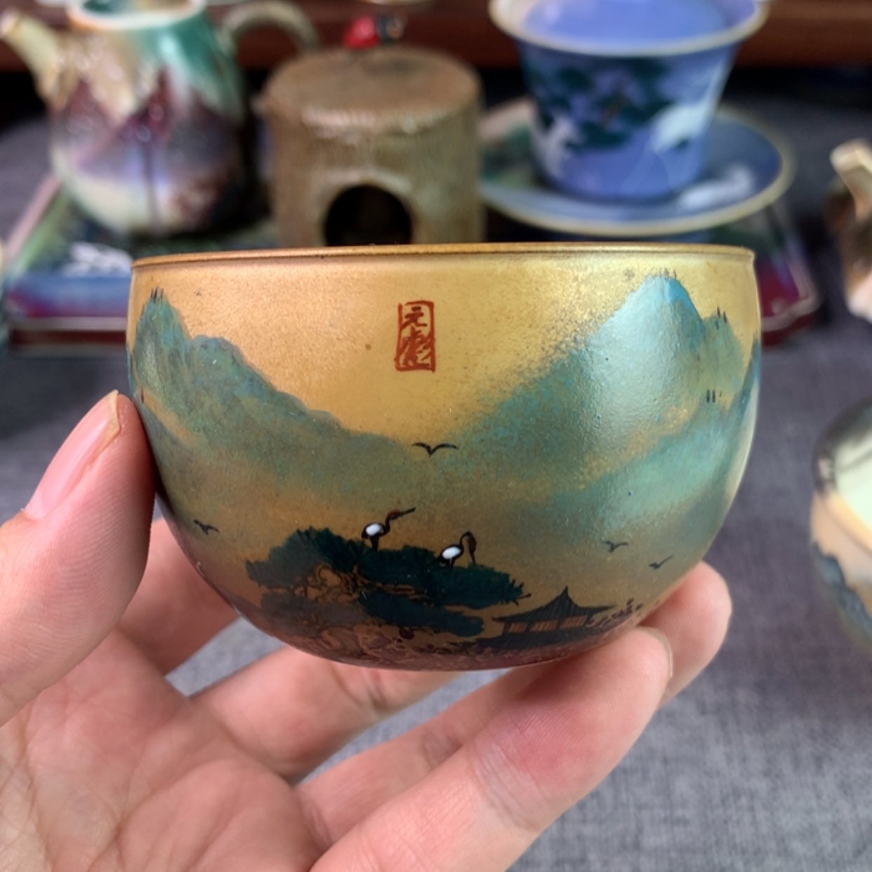 【闪购商品】瓷杯史***弟今天
