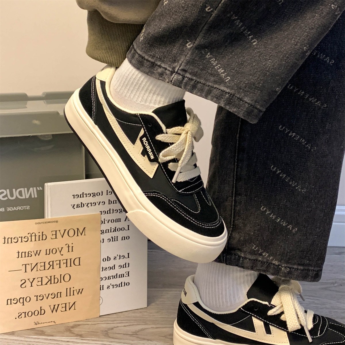 回力超火情侣鞋厚底板鞋2025秋季男女同款百搭学生ins网红帆布鞋