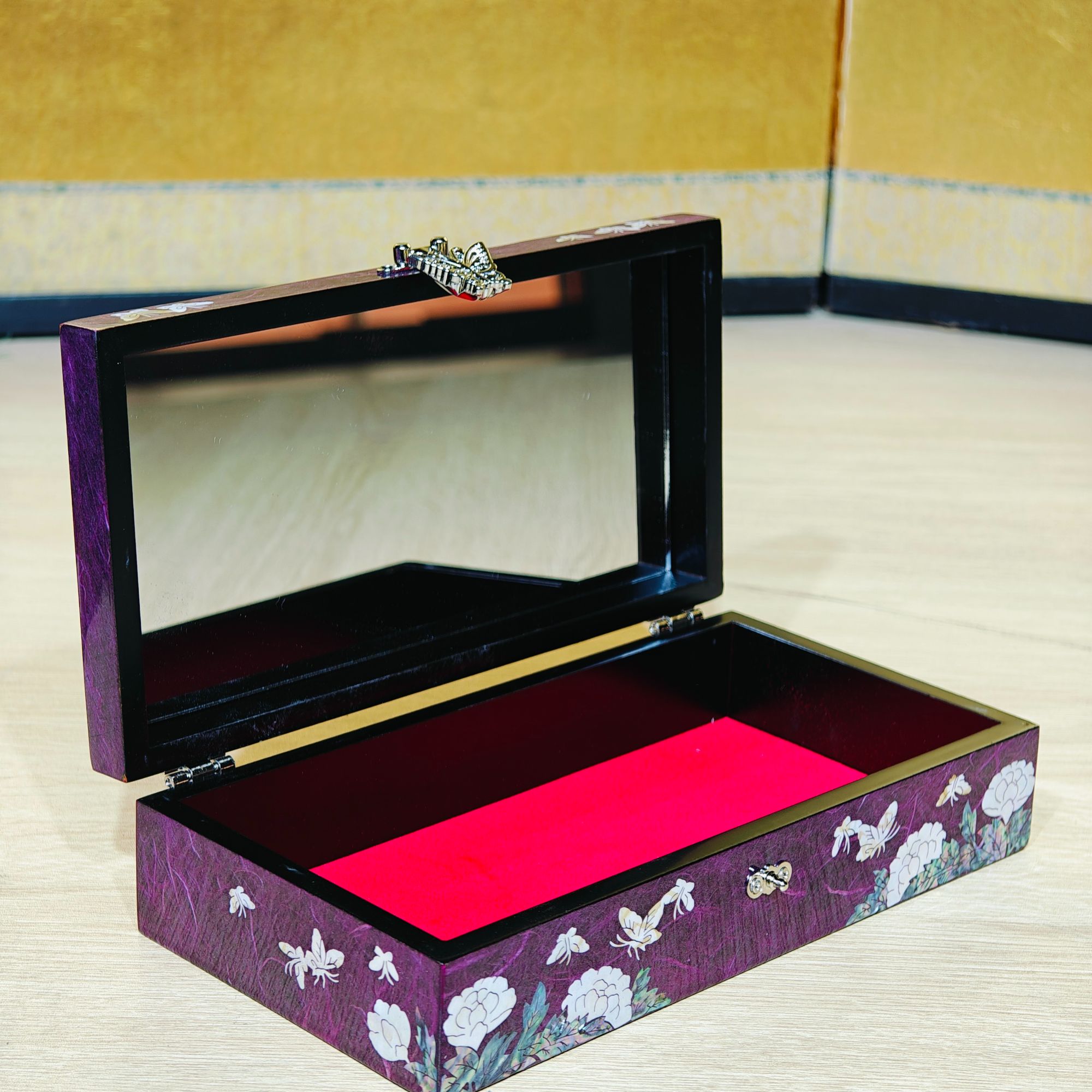 首饰展示架 38257时尚精致国风奢华大容量首饰盒