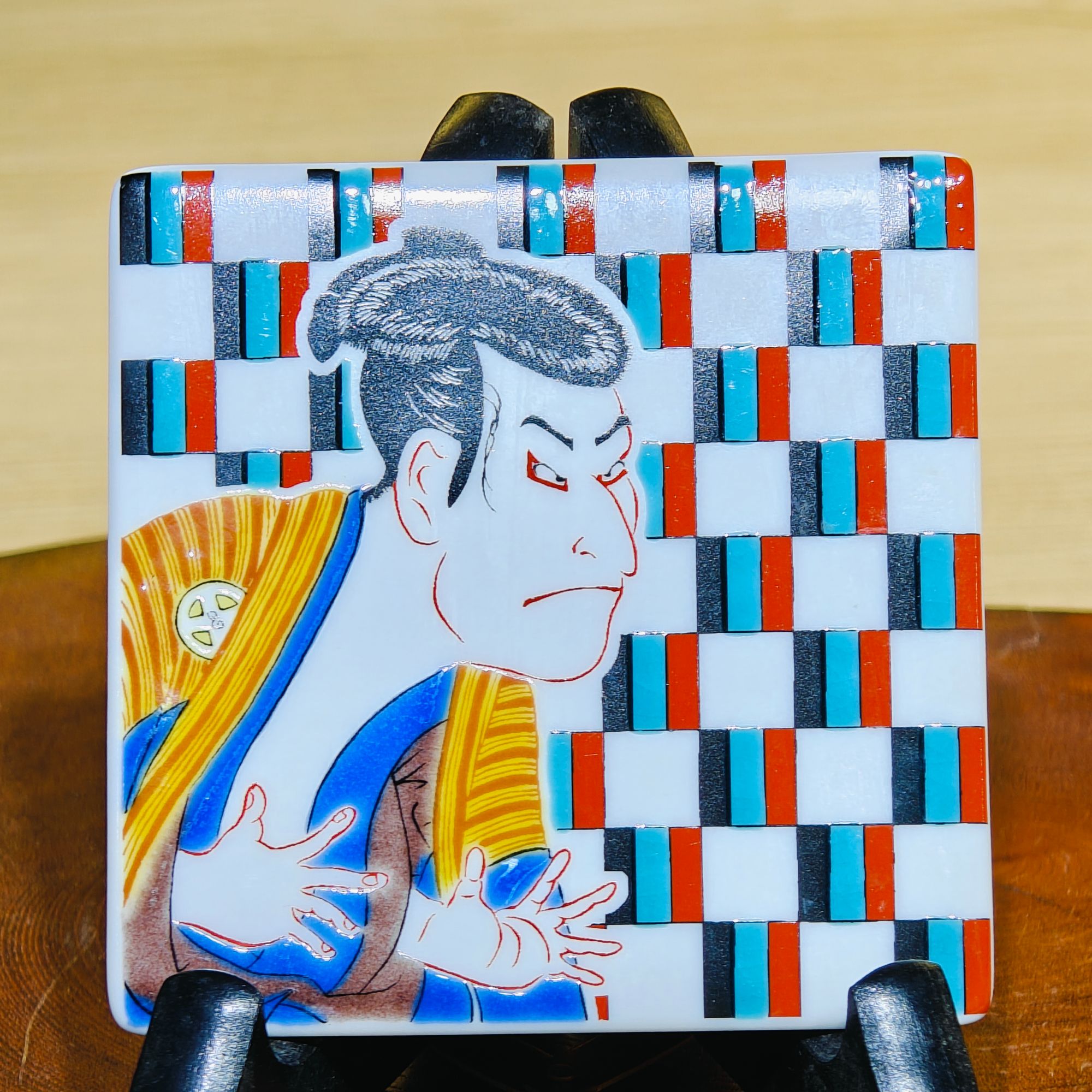 A111精美创意高档日式陶瓷杯垫