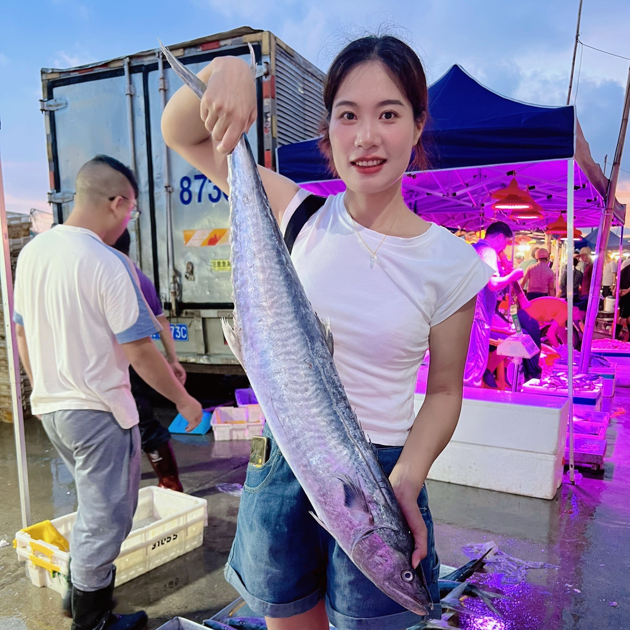 【电白妹推荐】博贺码头大马鲛鱼整条切片深海鱼水产鲜活马胶鱼海鲜