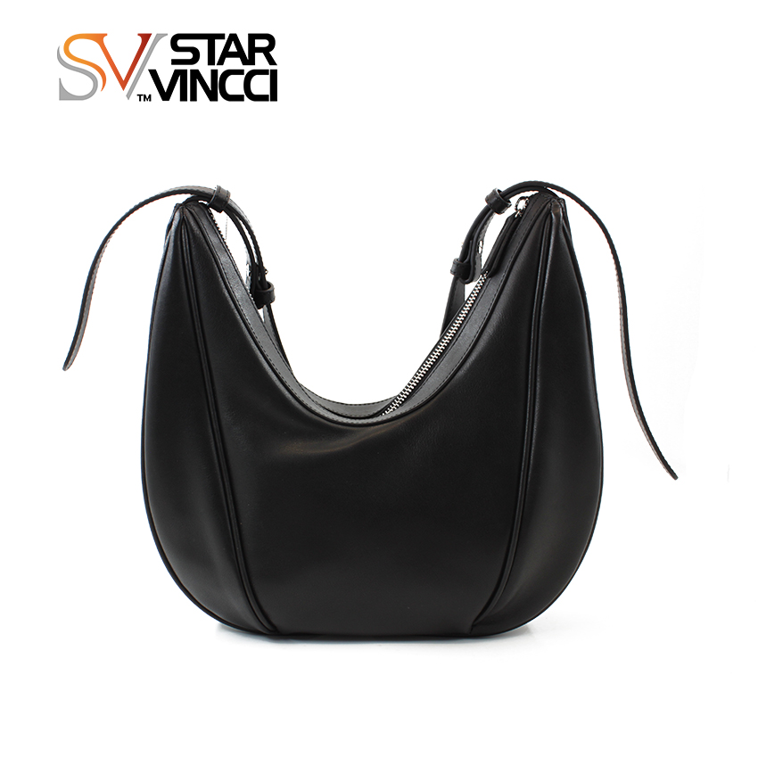 高级感时尚2024新款腋下包女百搭质感包包单肩通勤小众设计月牙包