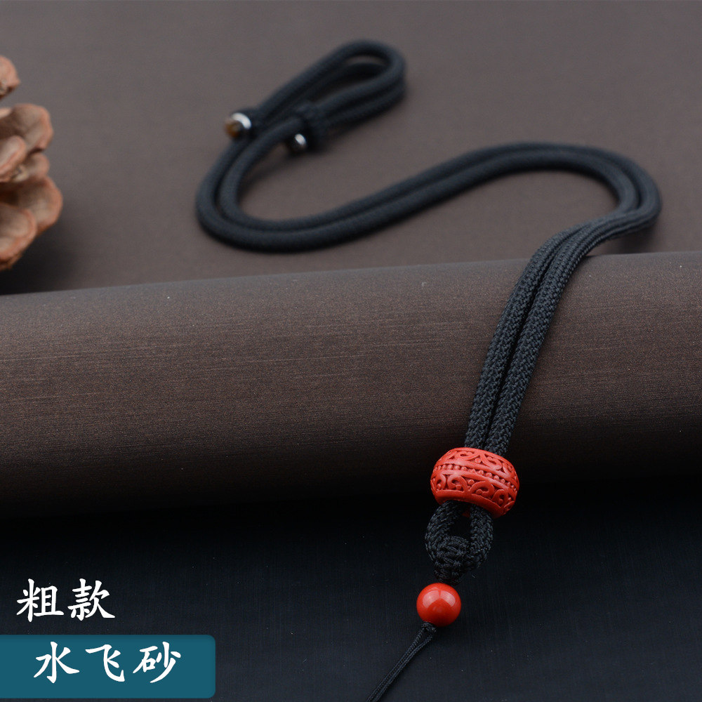 手工编织项链绳吊坠挂绳粗款玉坠挂脖挂件绳子挂坠配绳男士简约