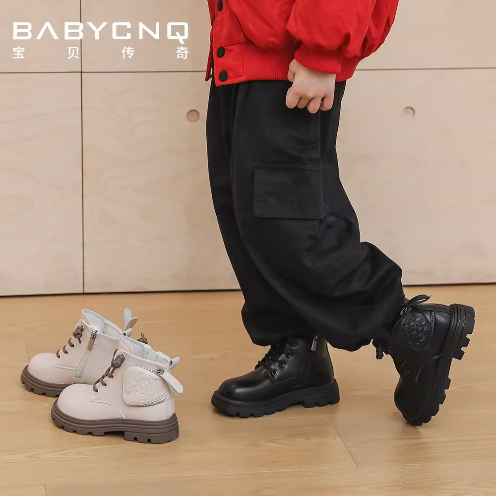 <宝贝传奇>宝贝时尚春秋款短靴